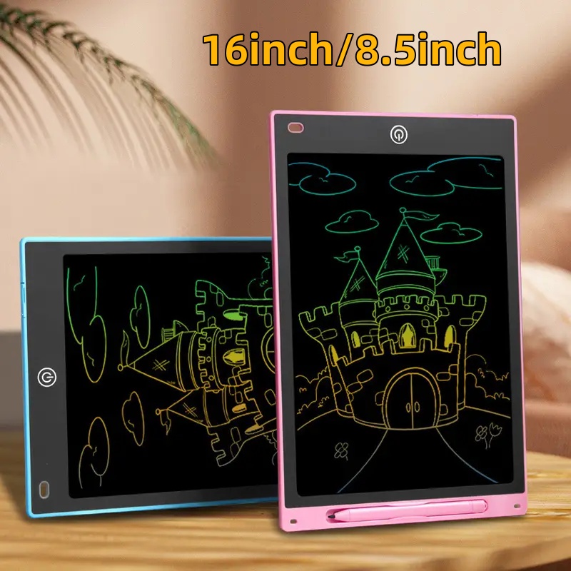 Kids Education Tablets - 16/8.5 นิ้ว LCD การเขียนแท็บเล็ตปลดล็อคความคิดสร้างสรรค์การศึกษาของขวัญวันเกิดเด็กของขวัญคริสต์มาสฮาโลวีน