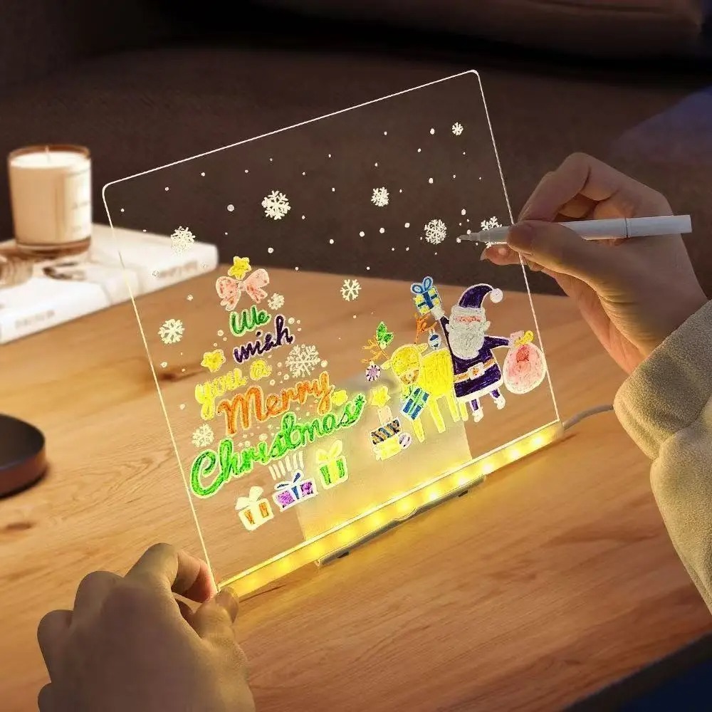 Kids Education Tablets - กระดานวาดภาพเด็ก Magic Glow: แท็บเล็ต LCD แบบใช้ซ้ำได้