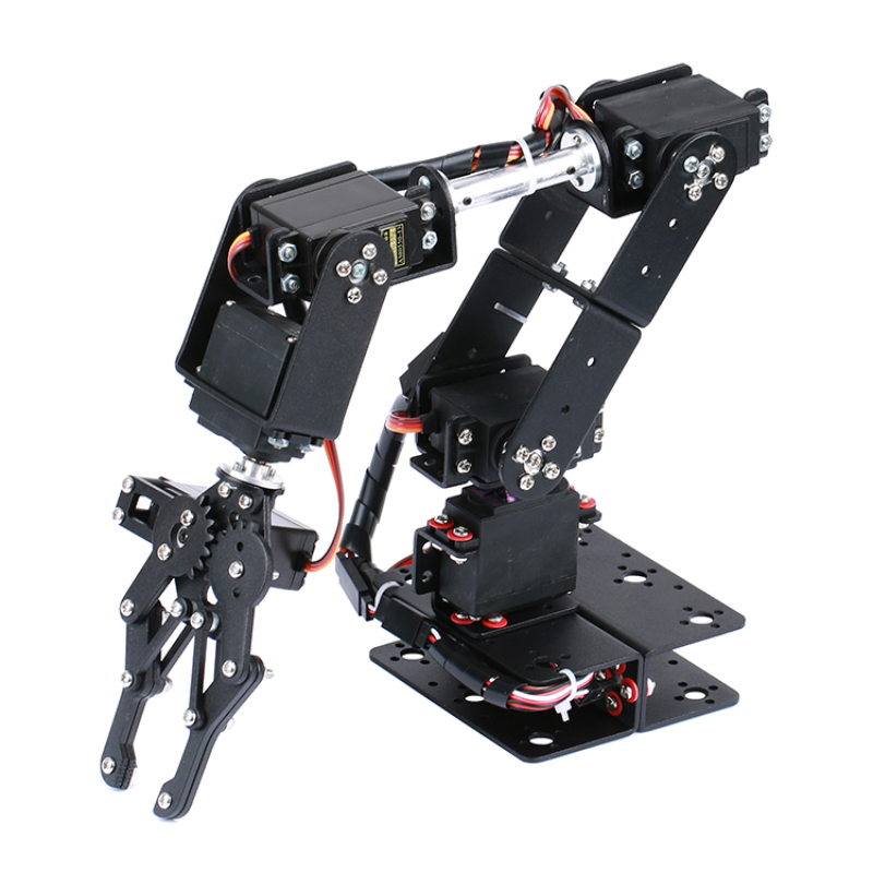Coding Robot Toy - ไอน้ํา DIY 6 DOF หุ่นยนต์โลหะ Mechanical
