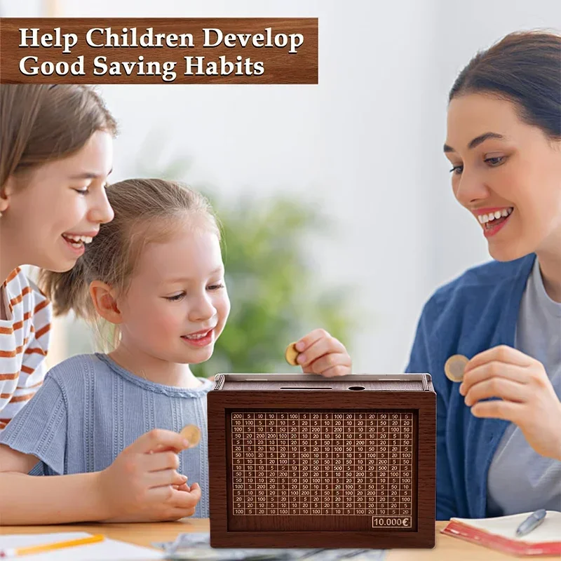 กล่องออมสินไม้ ดีไซน์ลิ้นชักเก - Kids Education Savings บทวิจารณ์และราคา