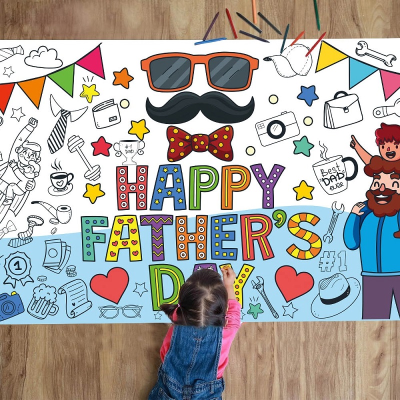 กระดาษวาดเขียน DIY สำหรับวันพ่ - Happy Kids Education บทวิจารณ์และราคา
