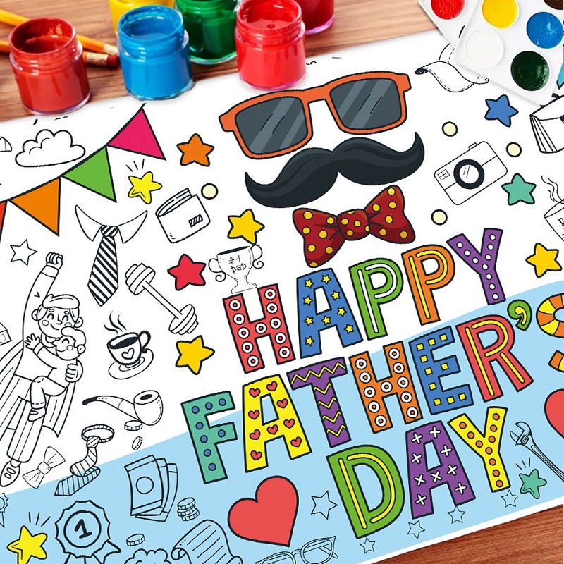 กระดาษวาดเขียน DIY สำหรับวันพ่ - Happy Kids Education บทวิจารณ์และราคา