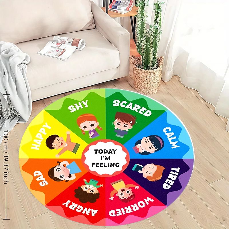 พรมวงกลมสำหรับเด็ก ลายวงล้ออาร - Happy Kids Education บทวิจารณ์และราคา