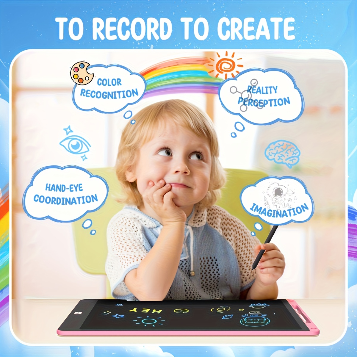 30 ชิ้น 8.5 นิ้ว LCD แท็บเล็ต  - Kids Education Tablets บทวิจารณ์และราคา