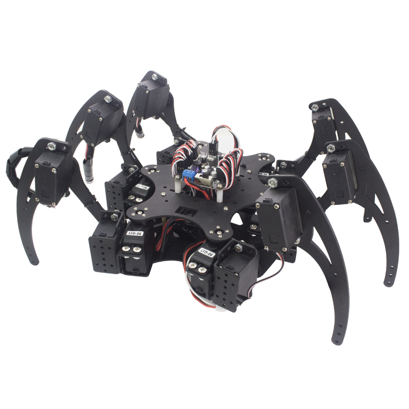 18 DOF อลูมิเนียม Hexapod Spid - Coding Robot Toy บทวิจารณ์และราคา