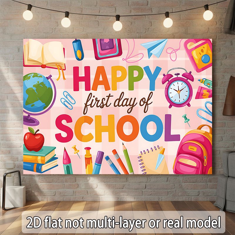 พรมแขวนผนังต้อนรับเปิดเทอม ตกแ - Happy Kids Education บทวิจารณ์และราคา