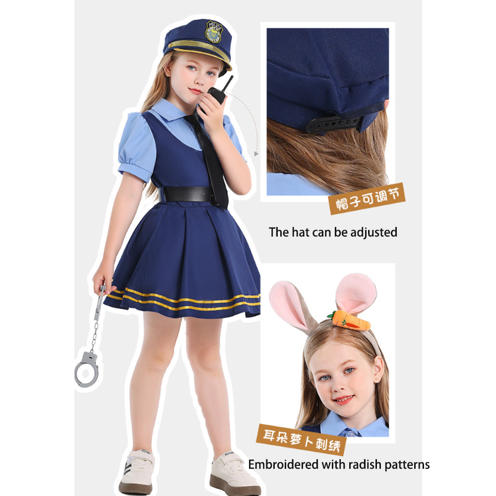 ชุดคอสเพลย์ตำรวจจูดี้ แรบบิท ส - Kids Education School บทวิจารณ์และราคา