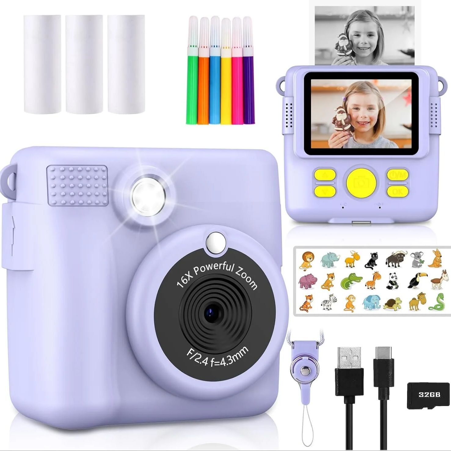 กล้อง Instantprint สำหรับเด็ก  - Kids Physical Education Videos บทวิจารณ์และราคา