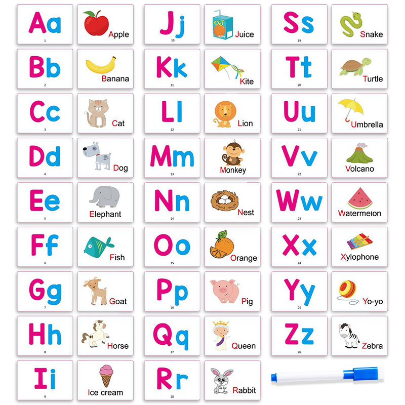 แฟลชการ์ดคำศัพท์ 27 คำแรก ตัวอ - Abc Kids Early Education บทวิจารณ์และราคา
