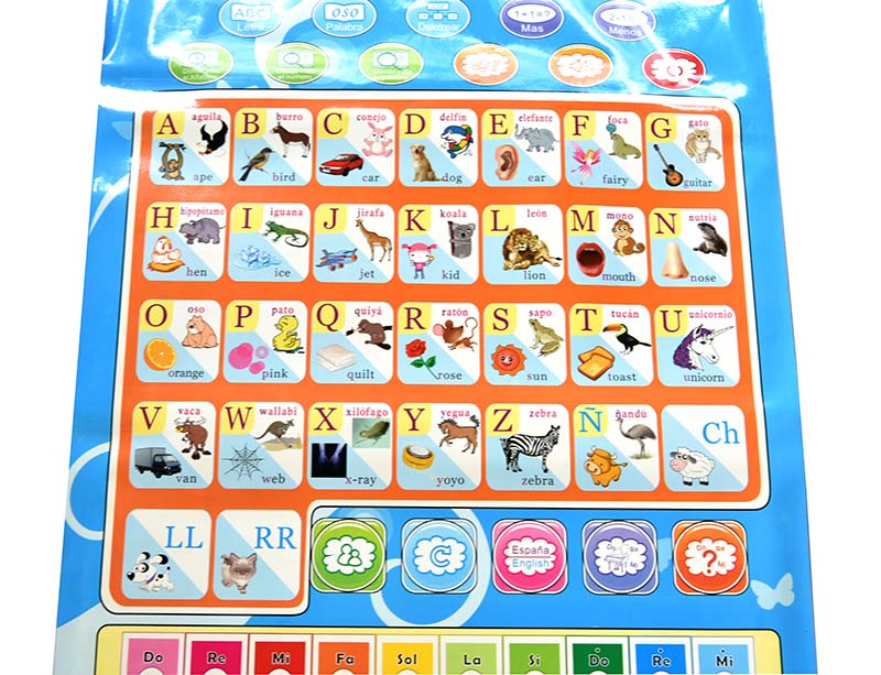 แผนภูมิสัทอักษรภาษาอังกฤษสเปนข - Kids Educational Computer บทวิจารณ์และราคา