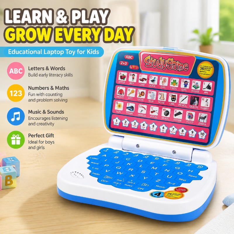 ของเล่นจำลองคอมพิวเตอร์ขนาดเล็ - Kids Educational Computer บทวิจารณ์และราคา
