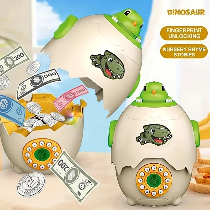 กระปุกออมสินรูปไข่ไดโนเสาร์พร้ - Kids Education Savings บทวิจารณ์และราคา