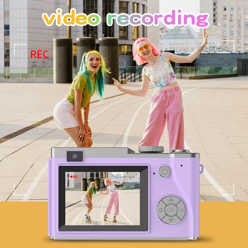 กล้อง 4K HD กล้องเด็ก 48MP ออโ - Kids Physical Education Videos บทวิจารณ์และราคา