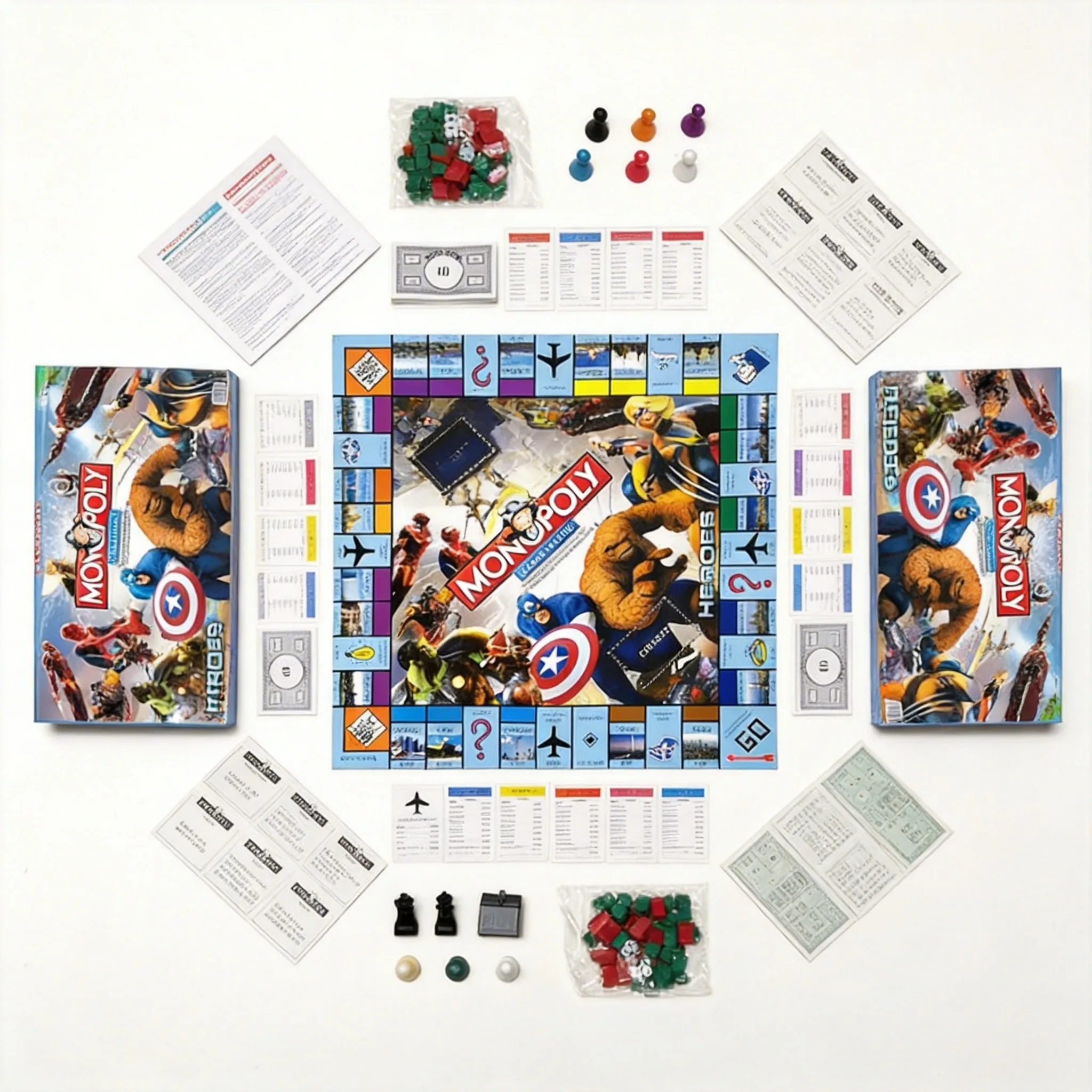 เกมกระดานมาร์เวลฮีโร่ โมโนโพลี - Hasbro Game Monopoly บทวิจารณ์และราคา