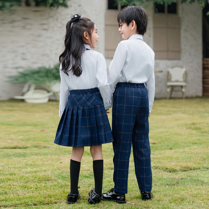 เด็กอังกฤษลายสก๊อตเสื้อกั๊กเสื - Kids Education School บทวิจารณ์และราคา