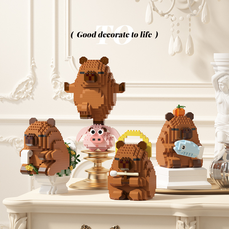Happy Capybara Building Blocks - Happy Kids Education บทวิจารณ์และราคา