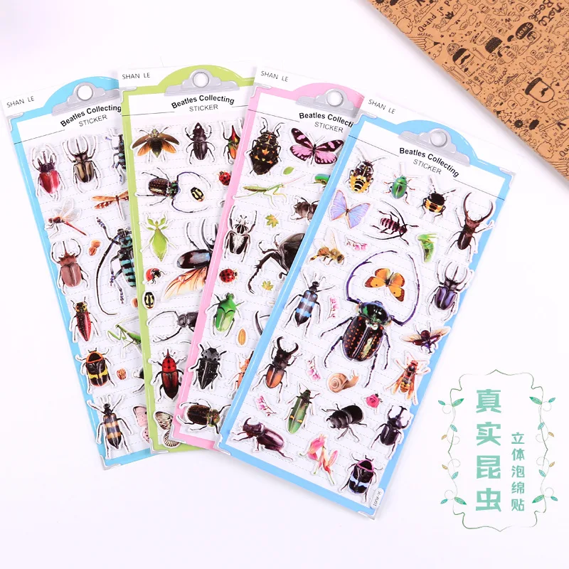 สติกเกอร์แมลง 3 มิติเหมือนจริง - Kids Education Tablets บทวิจารณ์และราคา