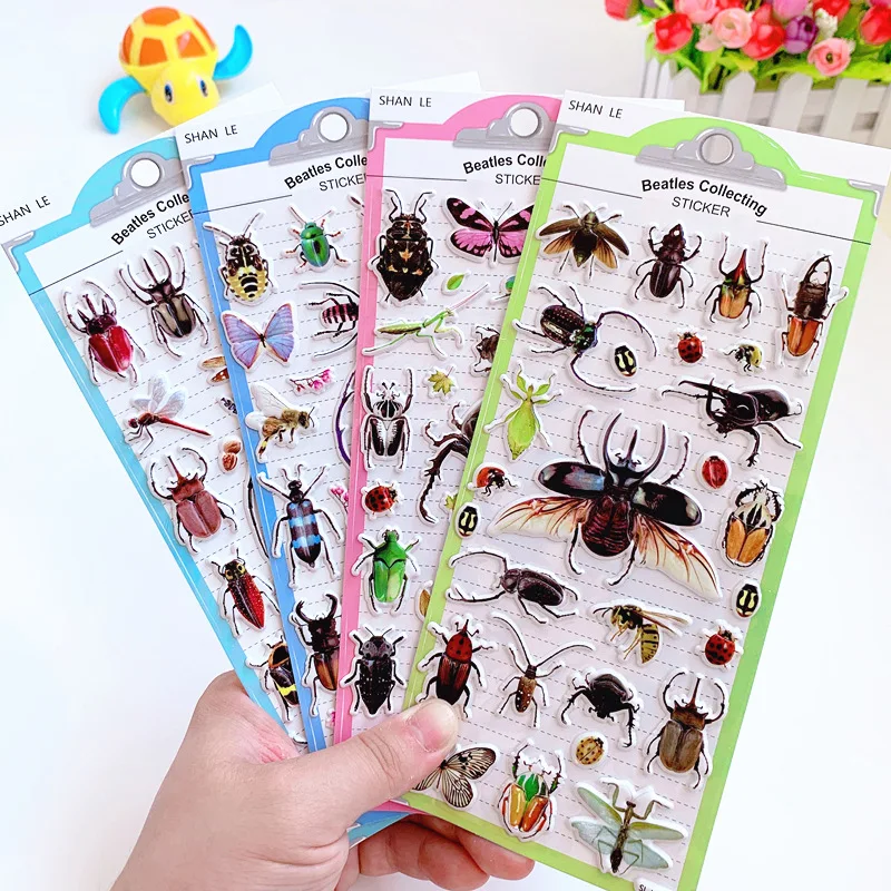 สติกเกอร์แมลง 3 มิติเหมือนจริง - Kids Education Tablets บทวิจารณ์และราคา