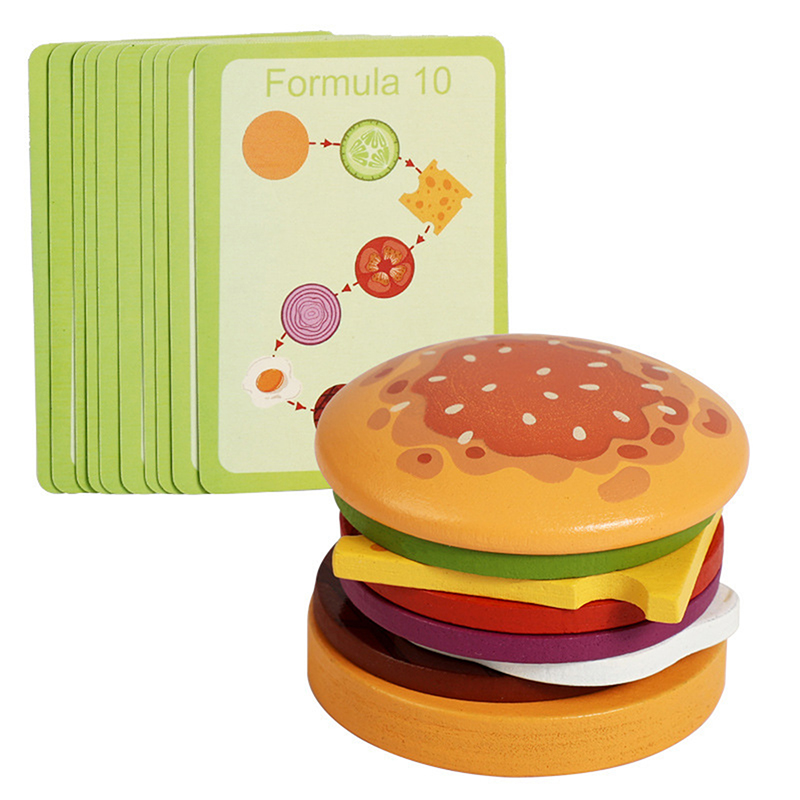 【HAPPY】ของเล่นไม้รูปแซนด์วิชฮั - Happy Kids Education บทวิจารณ์และราคา