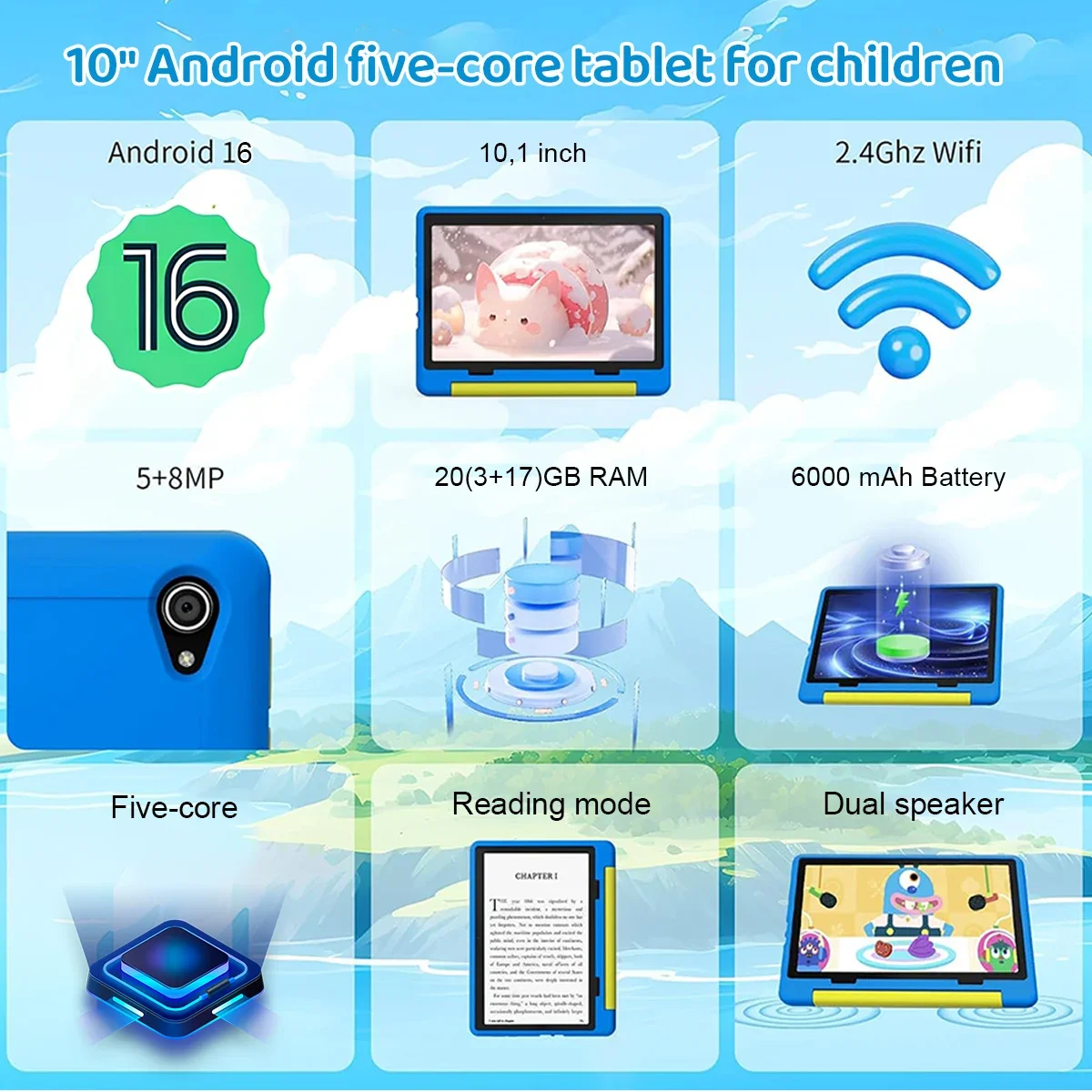 แท็บเล็ตเด็กใหม่ล่าสุด Android - Kids Education Tablets บทวิจารณ์และราคา
